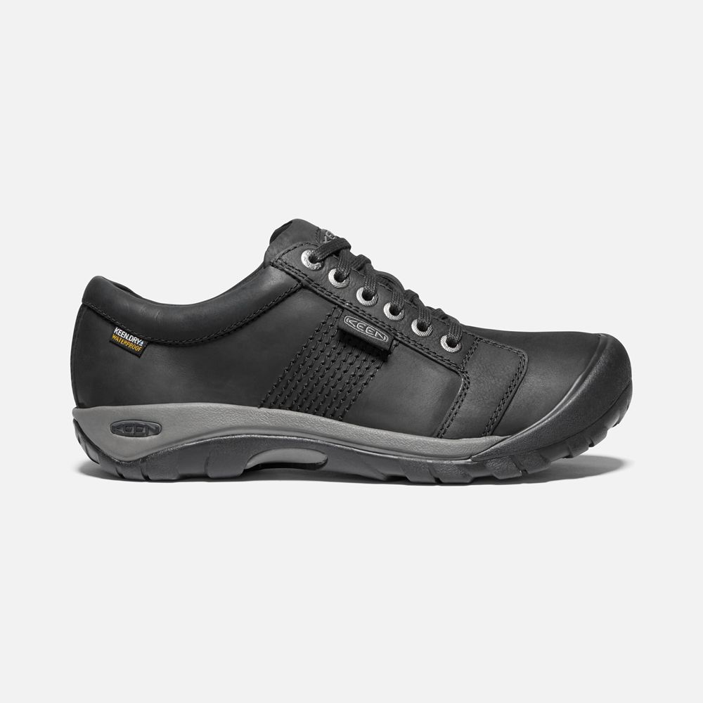 Baskets Keen Homme Noir | Austin Waterproof | USDCQ-2549